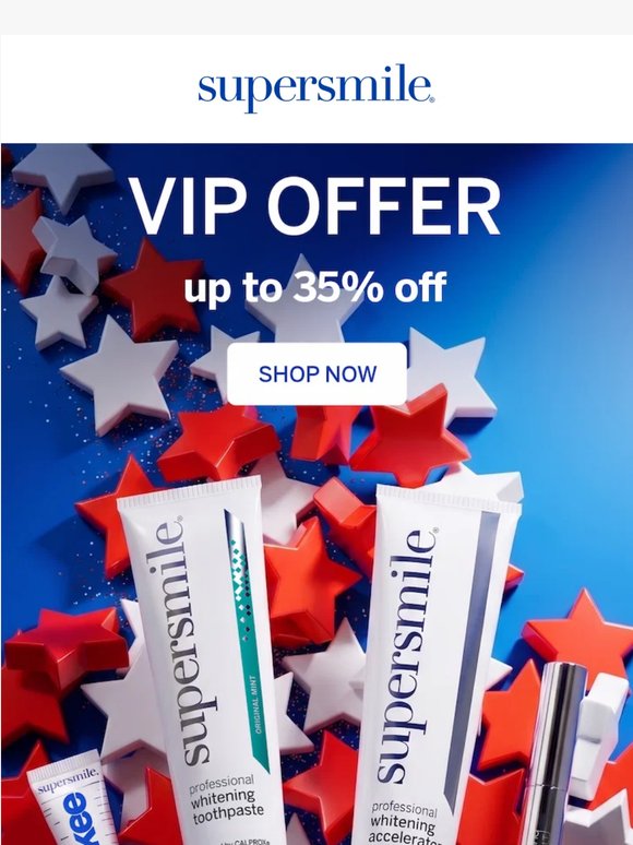 up to 35% off sitewide - VIP access only