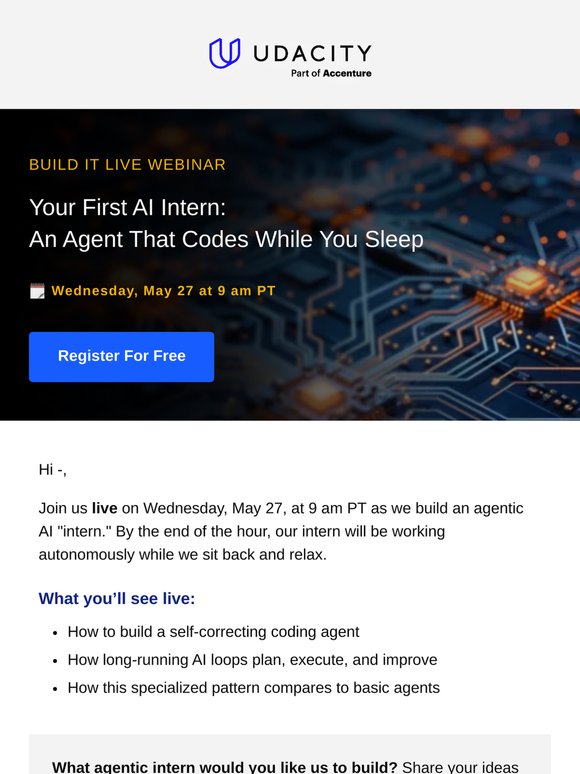 ⚡ Live Build: An Agent That Codes While You Sleep