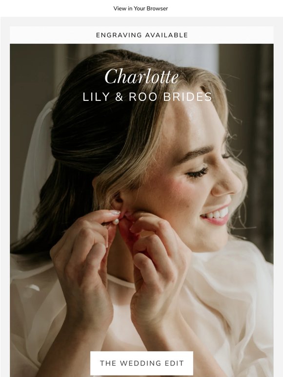 Meet Charlotte: LILY & ROO Bride 💍