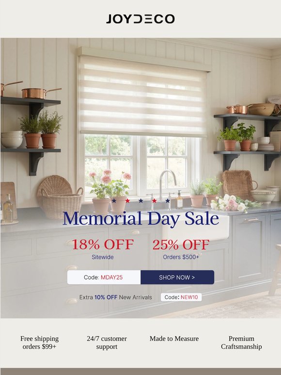 A Memorial Day introduction from Joydeco