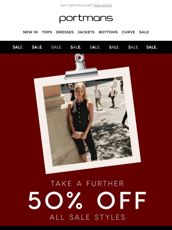 SALE | Extra 50% Off