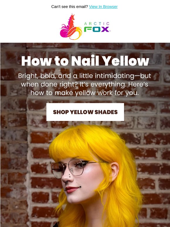 Bright, bold, and a little intimidating 💛