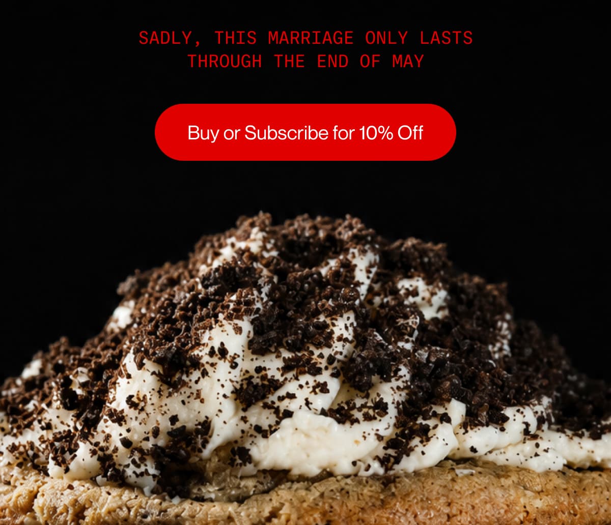 Sadly, this marriage only lasts through the end of May | Buy or Subscribe for 10% Off