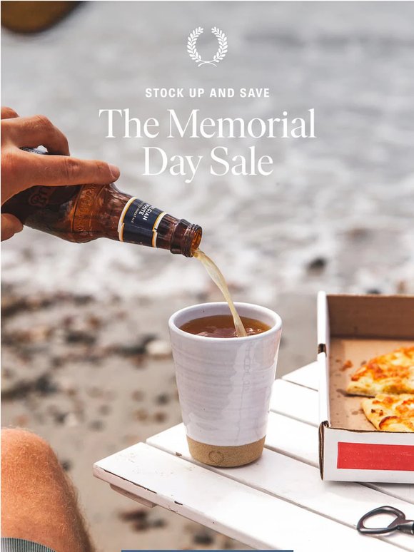 Save Up to 25% for Memorial Day