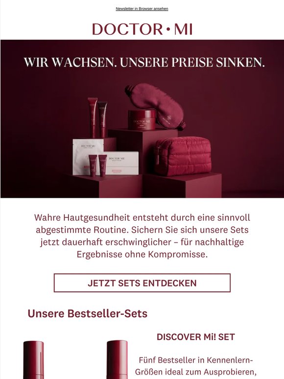 Ihre komplette Routine zum neuen Bestpreis.
