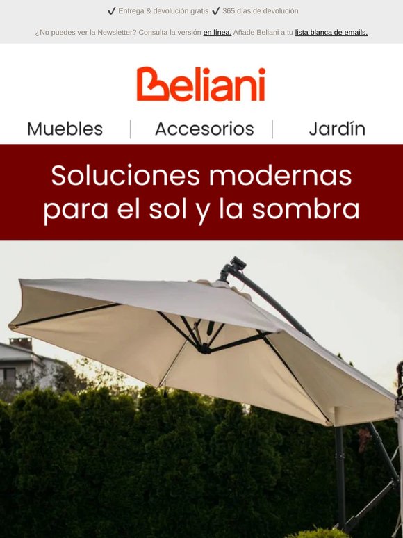 Hechos para la sombra: sombrillas y pérgolas ⛱️