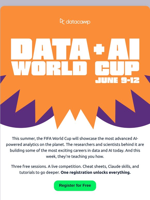 The FIFA World Cup runs on data and AI. Here's your in.