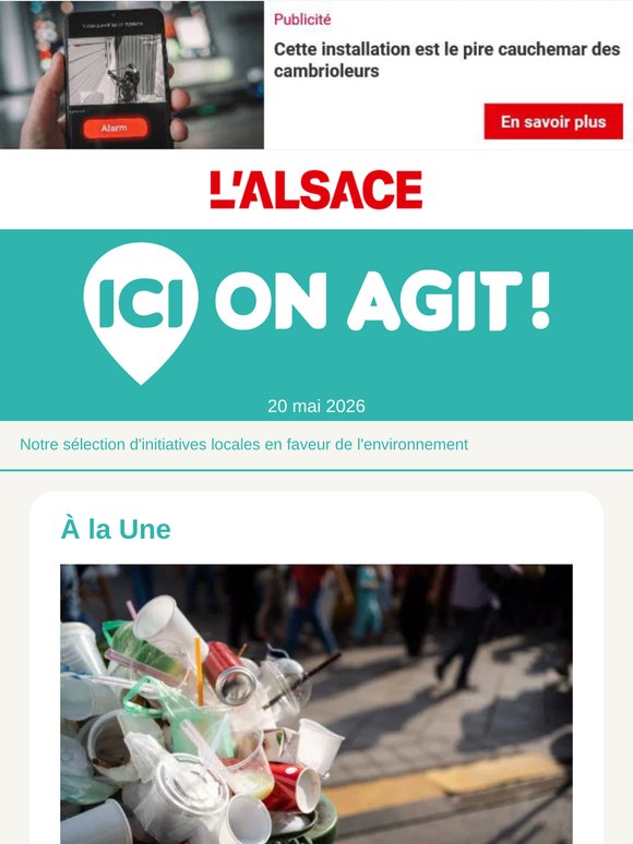 "Ici on agit !" : comment se passer de plastique ?