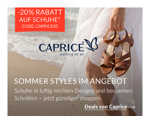 Caprice mit 20% Gutschein