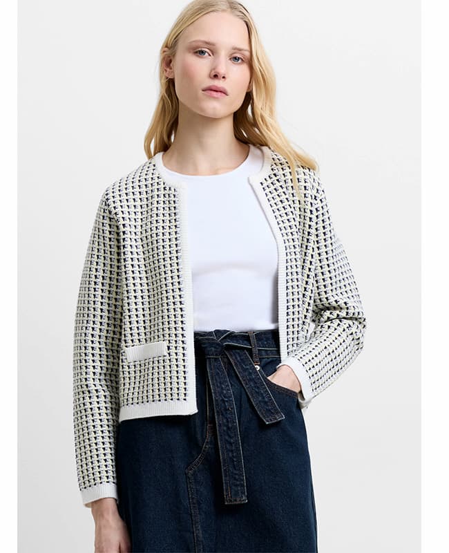 Noar Textured Knit Cardigan