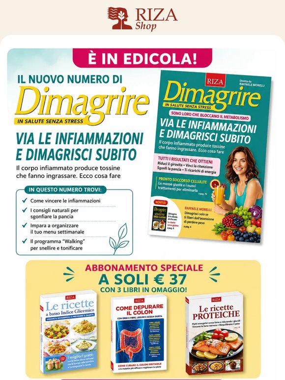 Infiammazioni: scopri la dieta che le spegne