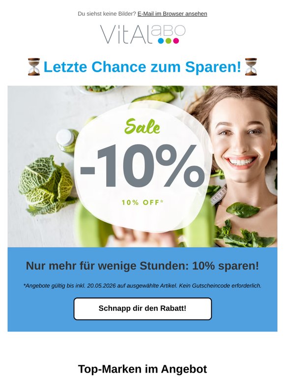 ⌛️ Final Call: Die letzten Stunden unseres Sales!