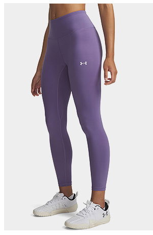 Damskie legginsy treningowe Under Armour Motion Ankle Leg Emea - fioletowe