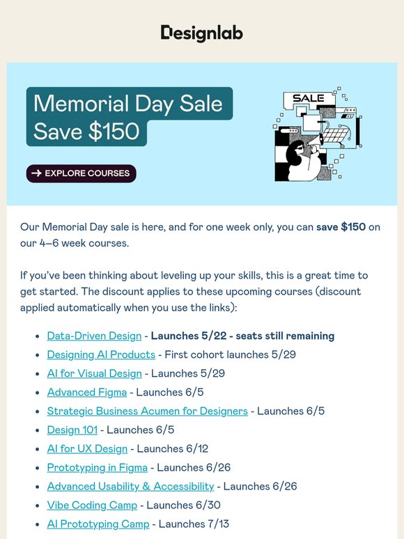 Our Memorial Day Sale is LIVE