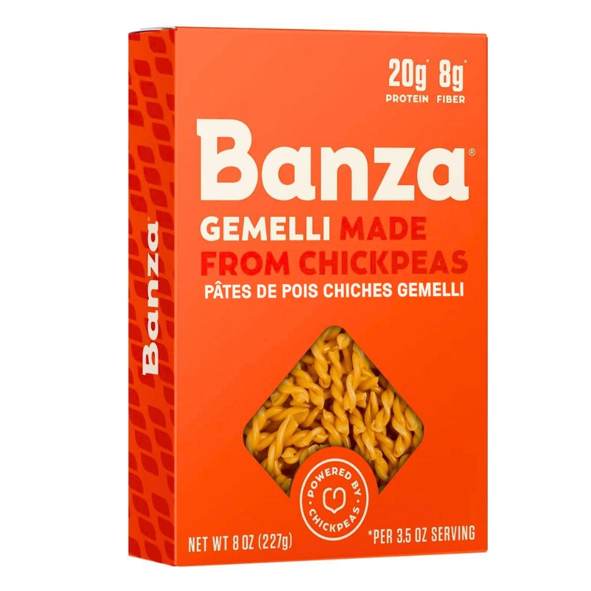Image of Banza Chickpea Pasta Gemelli, 227g