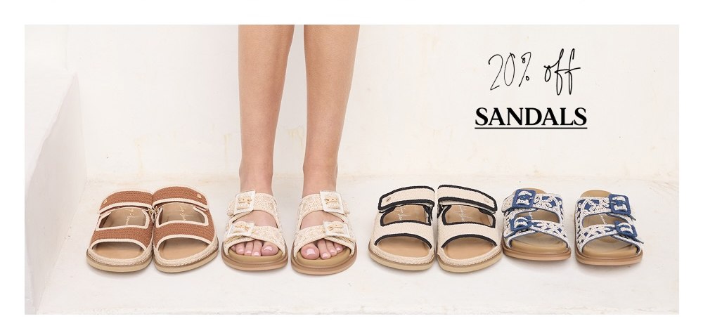 20% off SANDALS