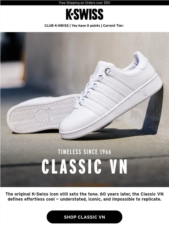 The original K-Swiss icon