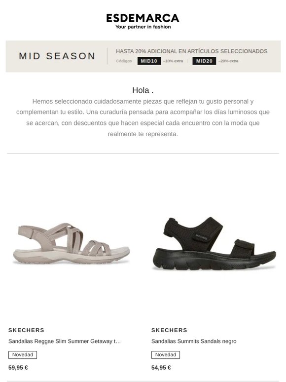 Rebajas seleccionadas para tu nueva temporada
