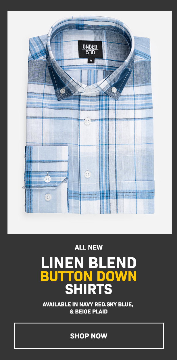 Linen Blend Button Down Shirt