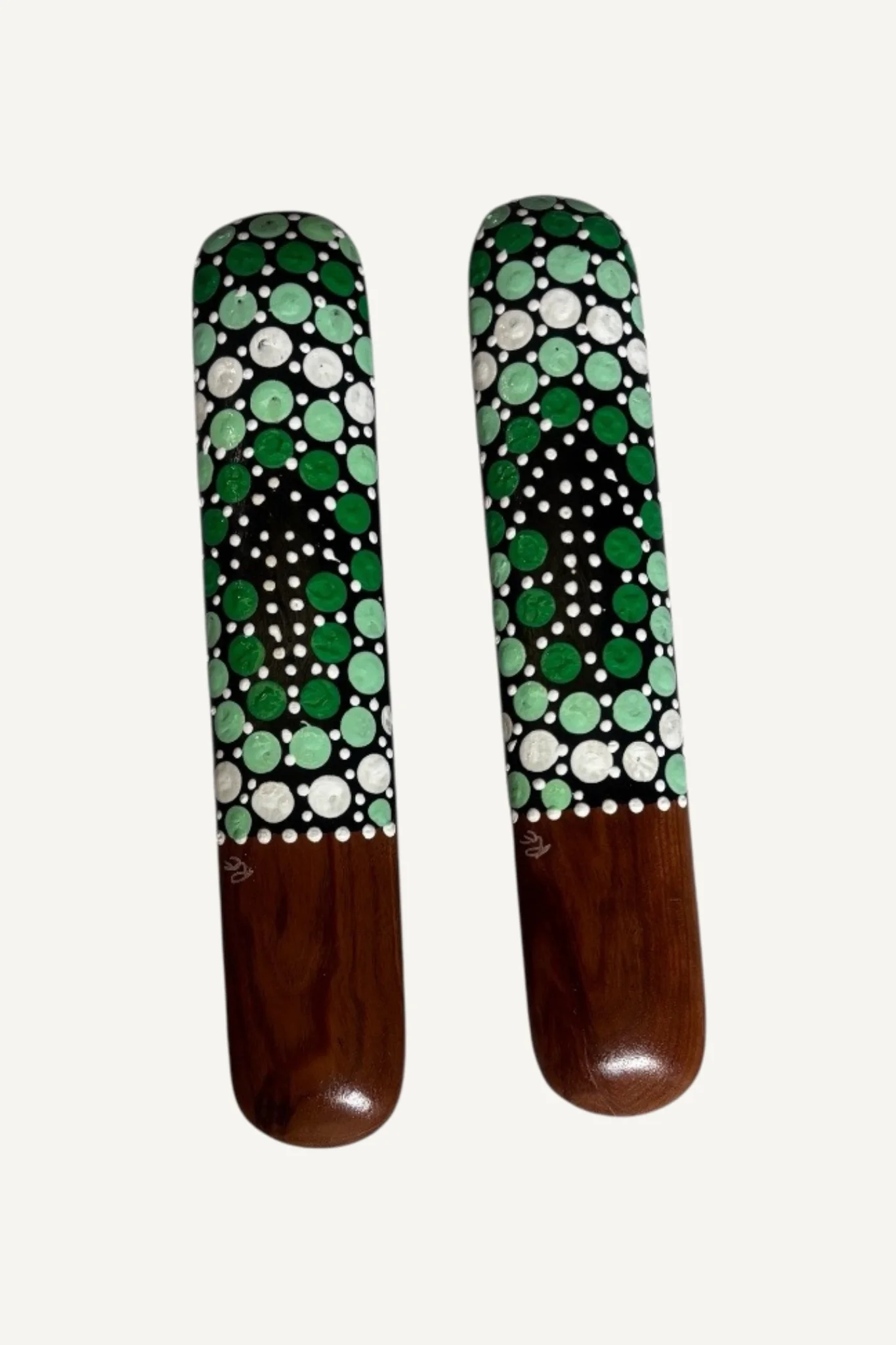 Image of Music Sticks Handpainted Dot Artwork
