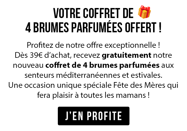 Coffret brumes parfumées