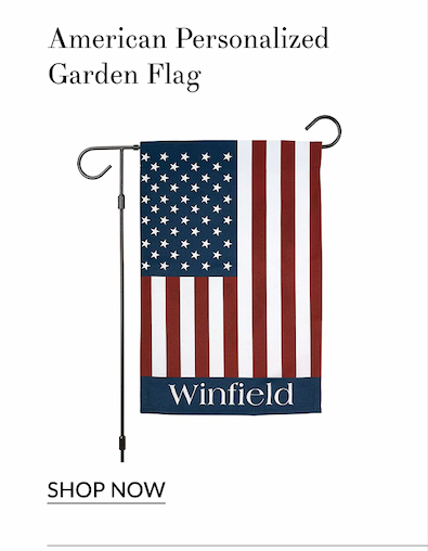 American Personalized Garden Flag