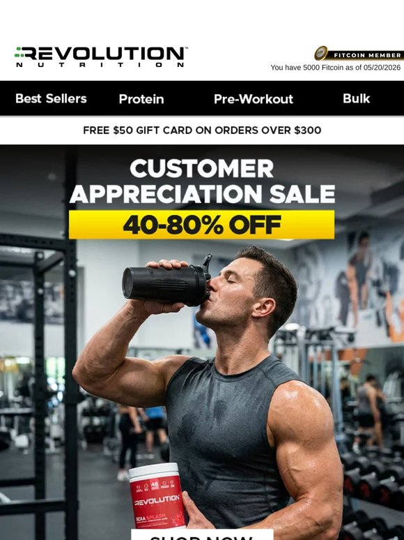 Get Rewarded 💥 FREE $50 Gift Card on Orders Over $300