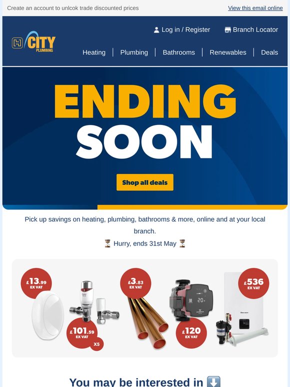 Trade Deals ending soon 💰