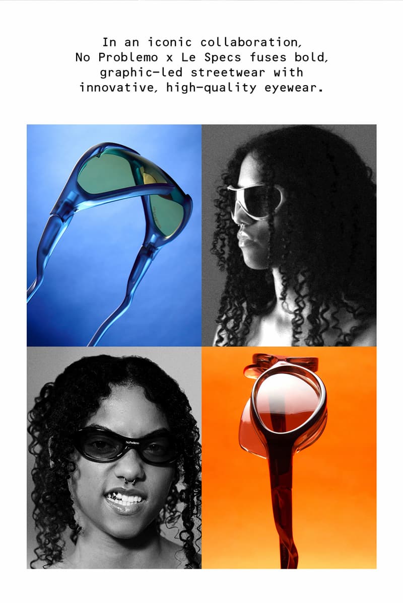 In an iconic collaboration, No Problemo x Le Specs fuses bold, graphic-led streetwear with innovative, high-quality eyewear.