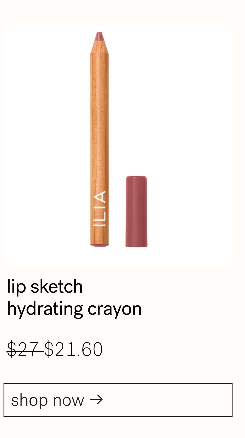 lip sketch hydrating crayon