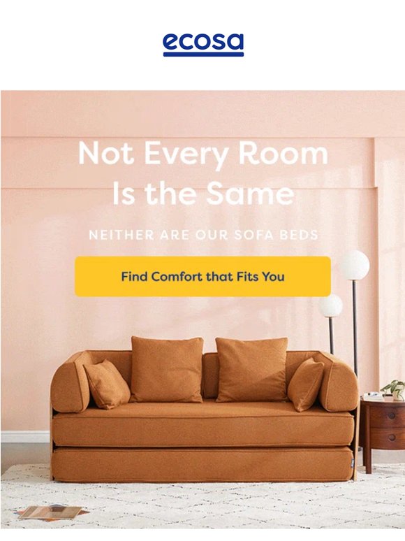 Looks like a sofa. Feels like a secret.