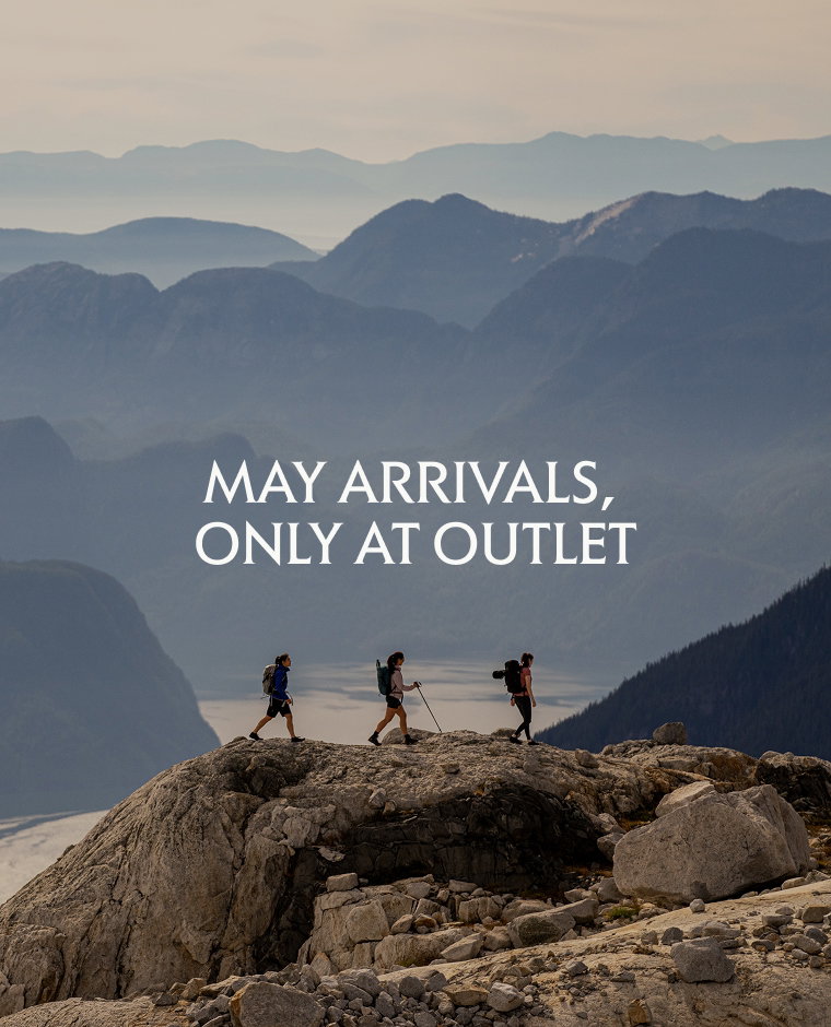 May arrivals, only at Outlet
