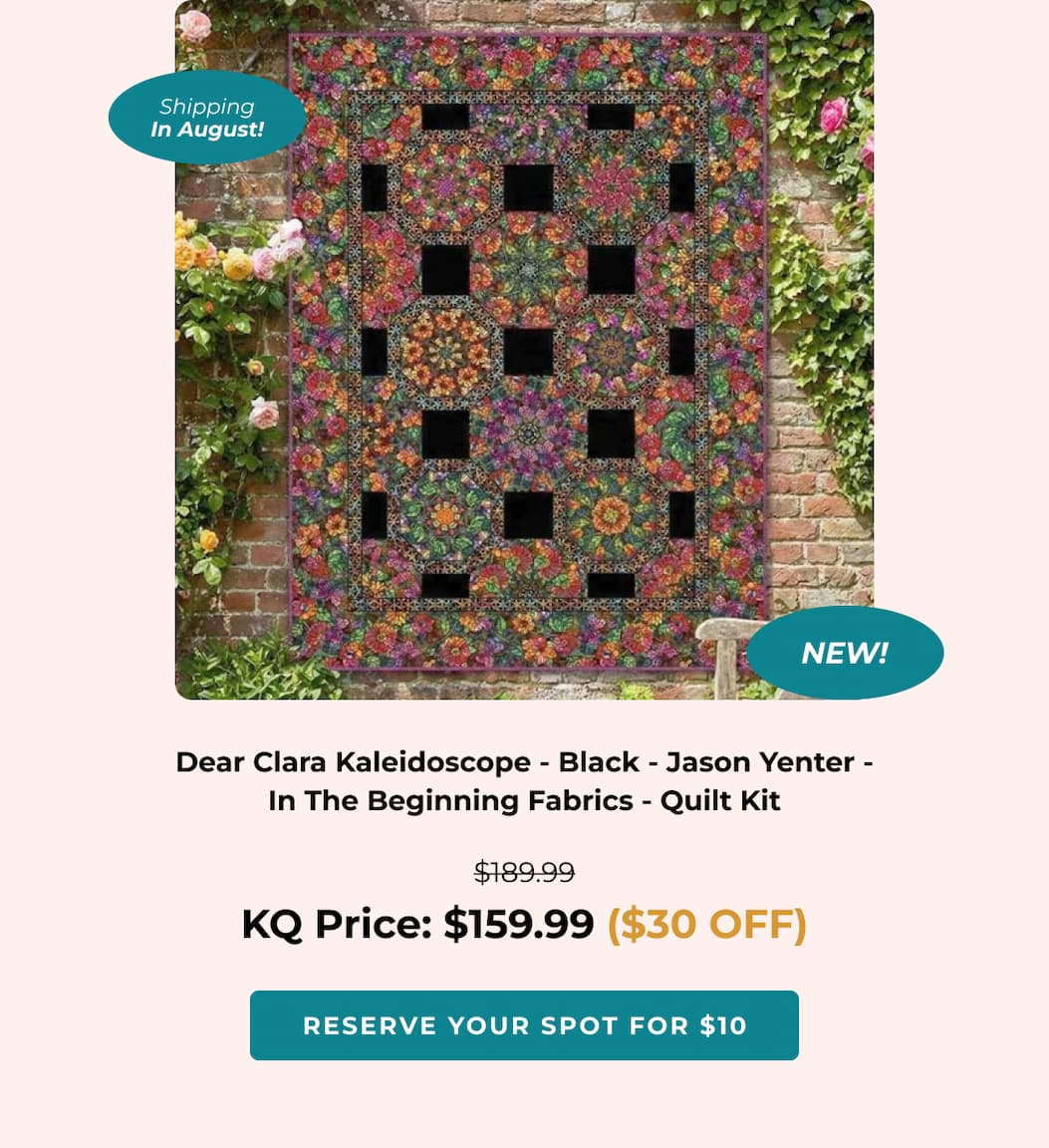 Dear Clara Kaleidoscope Quilt Kit