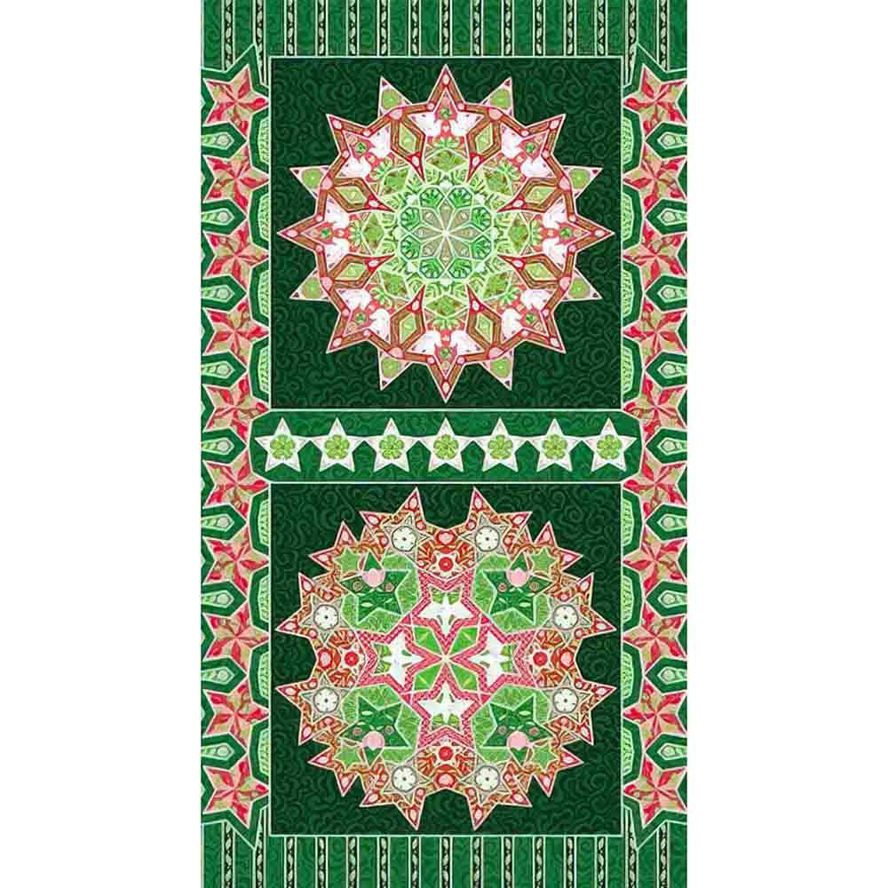 Image of Peace On Earth Holiday - Green -  Panel