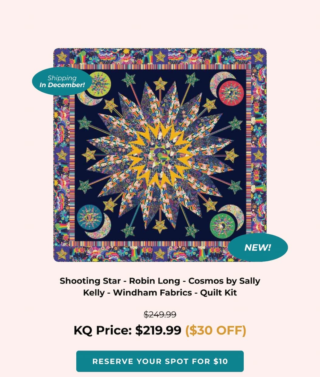Shooting Star Quilt Kit