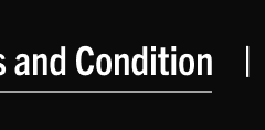 Terms and Condition