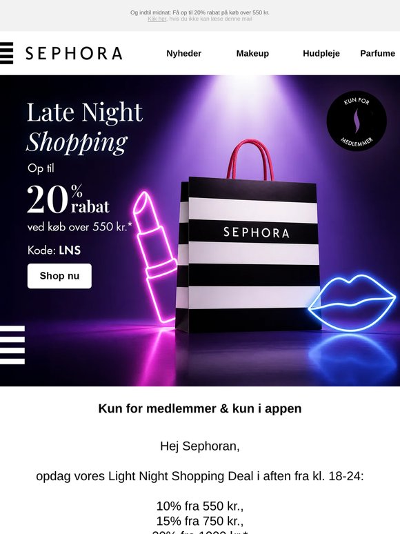 3,2,1… Late Night Shopping 🌙