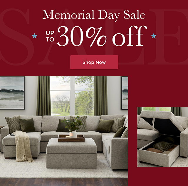 Memorial Day Sale - Up to 30% Off - Shop Now