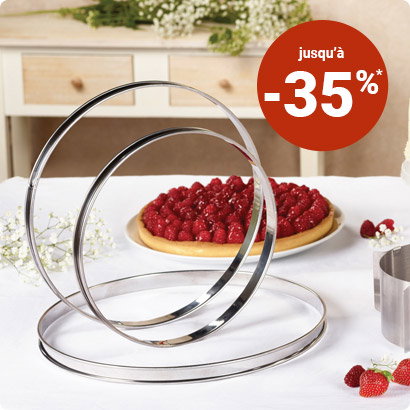 Cercles et cadres à pâtisserie