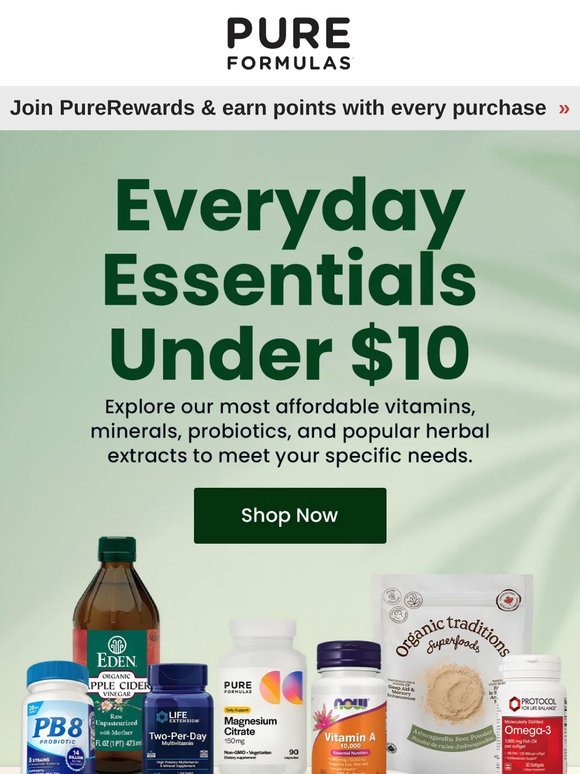 Wellness favorites under $10 💚