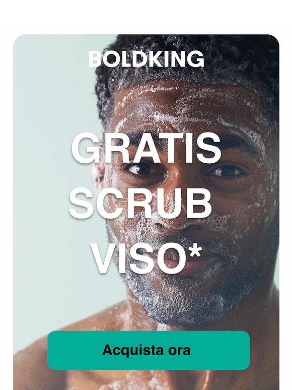 La pelle liscia inizia con uno scrub per il viso GRATUITO