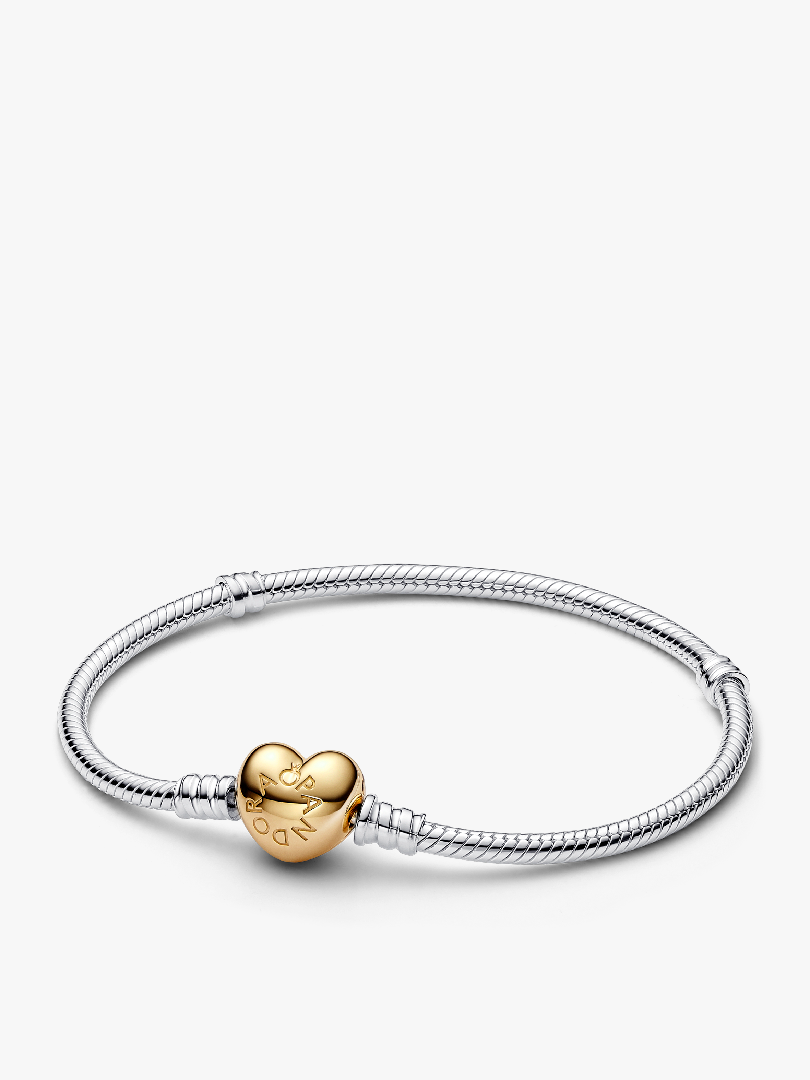 Heart Clasp Snake Chain Bracelet