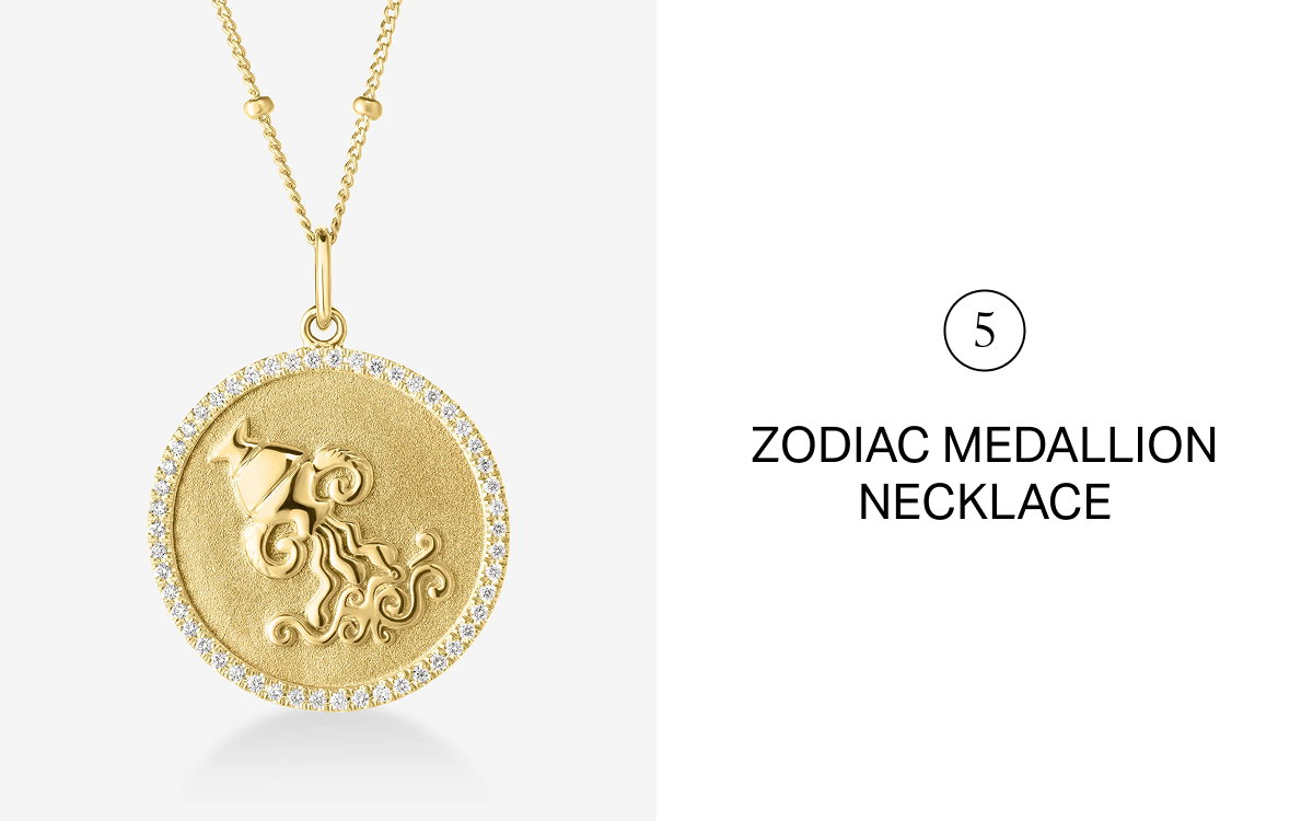 Zodiac Medallion Necklace