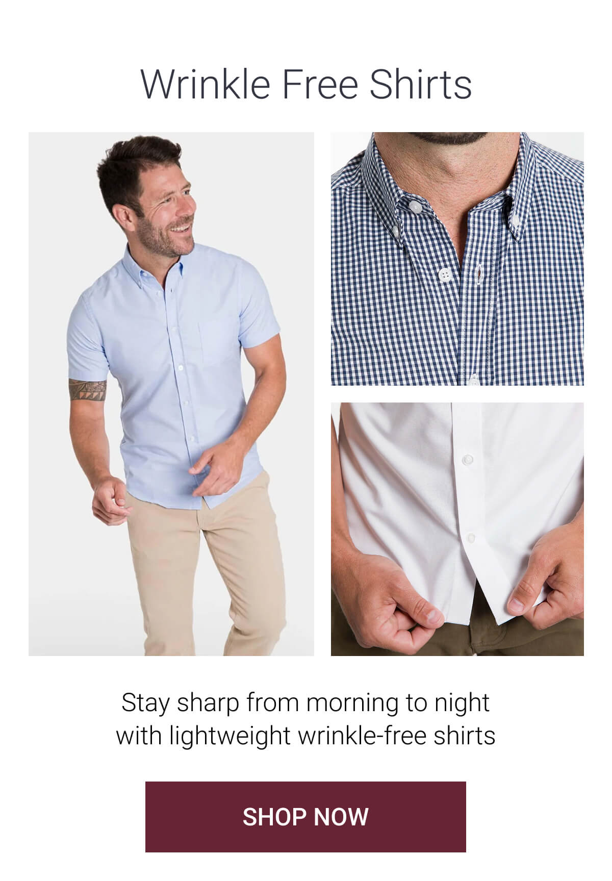 Wrinkle Free Shirts