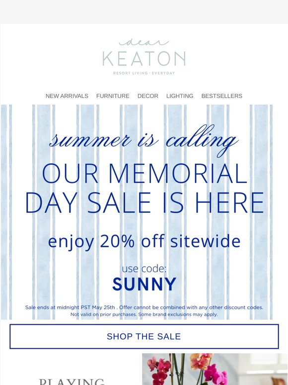 The Memorial Day Sale is Here 🇺🇸