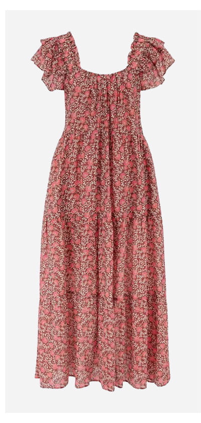 Jaynie Dress In Sienna Petals