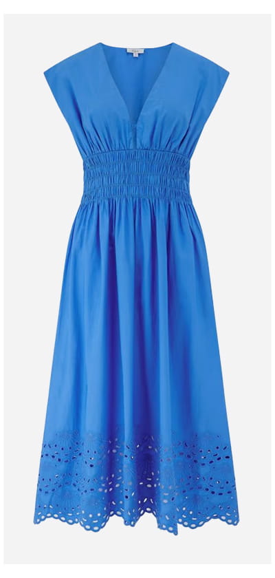 Roxanne Dress In Harbour Blue