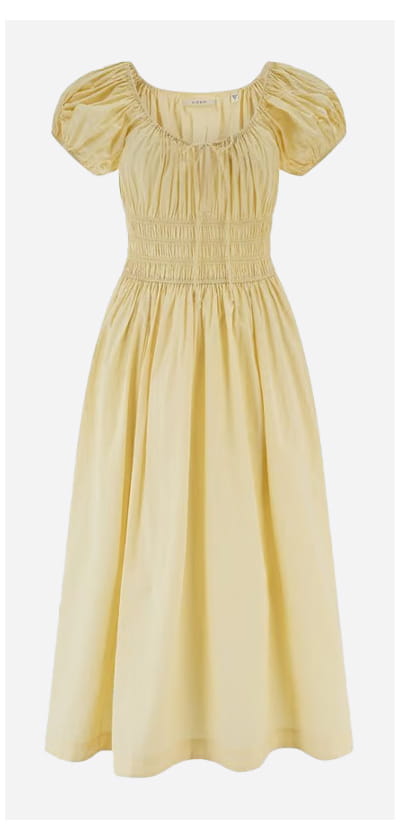 Quinn Dress In Buttercream