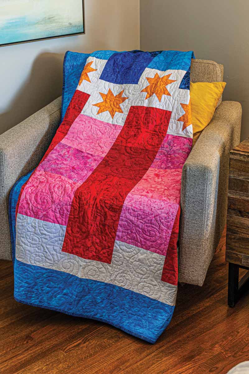 Streaming Stars Quilt Pattern Download