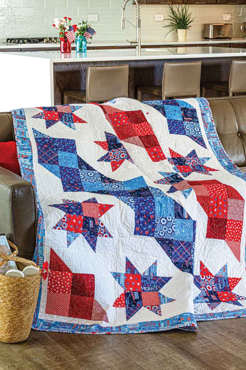 Freedom Waves Quilt Pattern Download